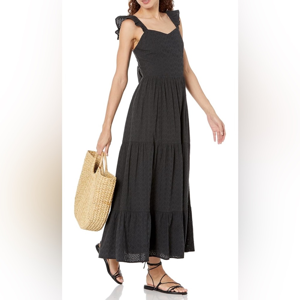 The Drop Women's Tulsi Ruffle-Sleeve Eyelet Maxi Dress 2XL- NWOT - Picture 4 of 13